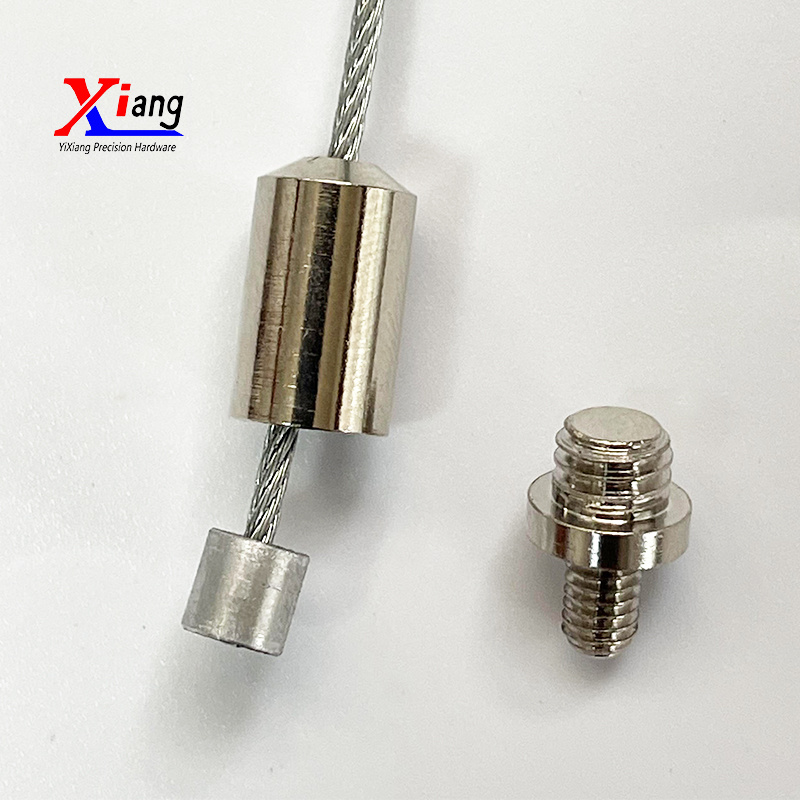 OEM/ODM Wire Lock Lighting Hardware Accessories Durable Brass Cable Gripper for Sign and Billboard Displays