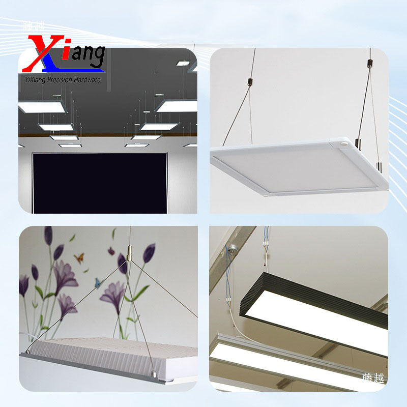 Adjustable Spring Side Exist Cable Gripper with Screw for Lighting, Billboards, Panels