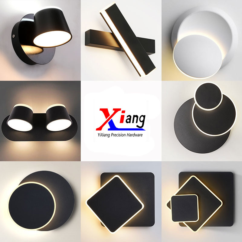 Universal Lacquering Rotary Swivel Joint Fixture for Floor Lamp