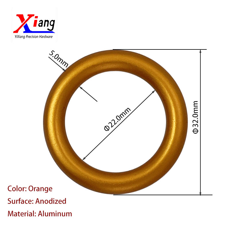 Yixiang Non-Standard Customization Aluminum Seamless Ring Baby Carrier Ring
