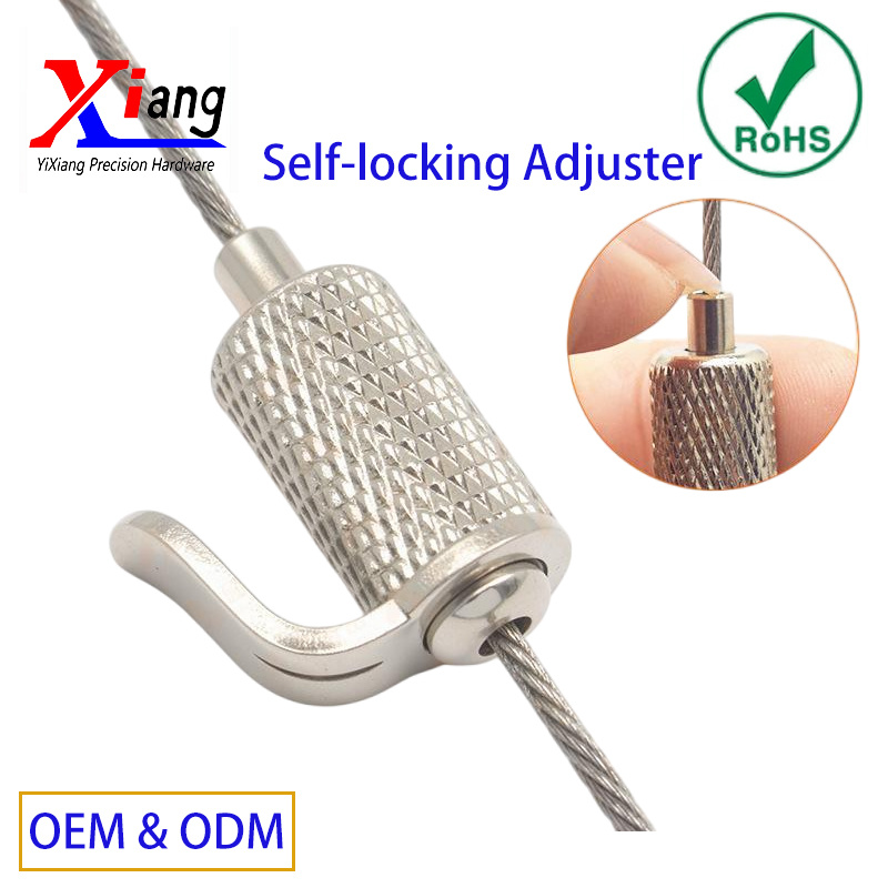 YiXiang Picture Hanging Hook Adjustable Steel Wire Cable Gripper Lighting Suspension Hardware