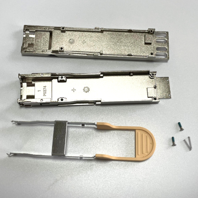 800G QSFP Optical Module Housing Accessories Zinc Alloy Die-casting