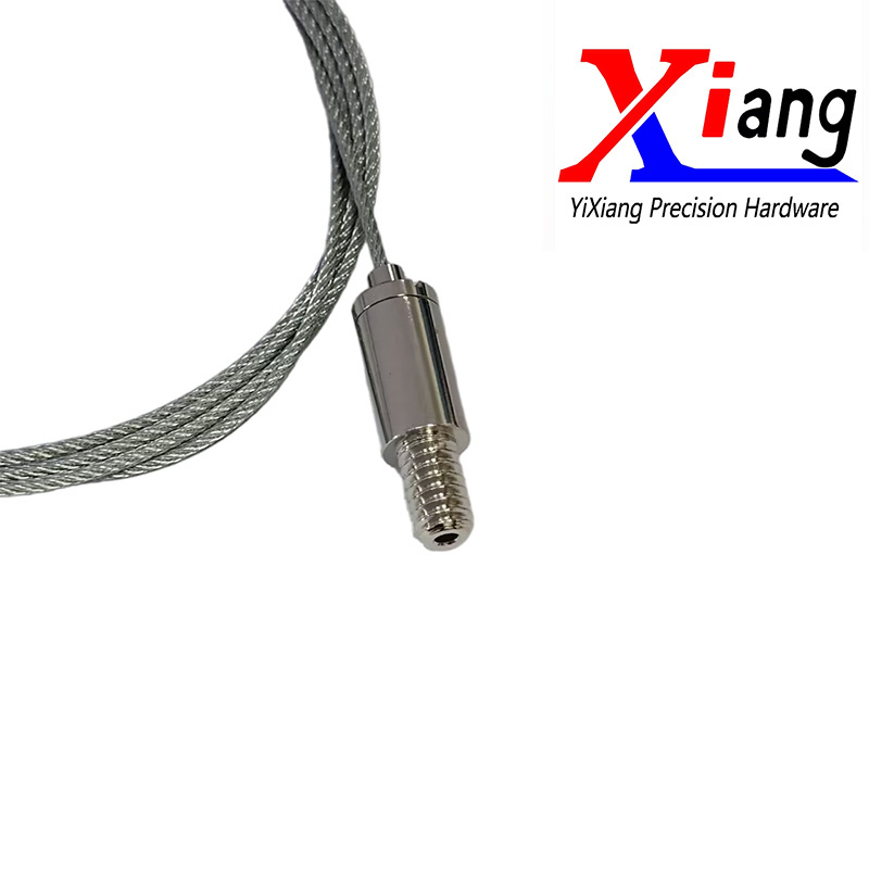 Nickel Plated External M6 Cable Gripper Suitable for Billboards, Panel Lights