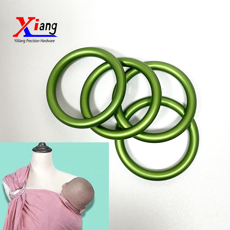 Customized Aluminium Alloy Seamless O Ring for Stylish Clothing, Baby Sling Ring
