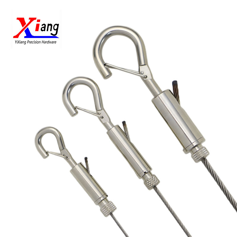 Steel wire rope metal hook lock for Hanging Light