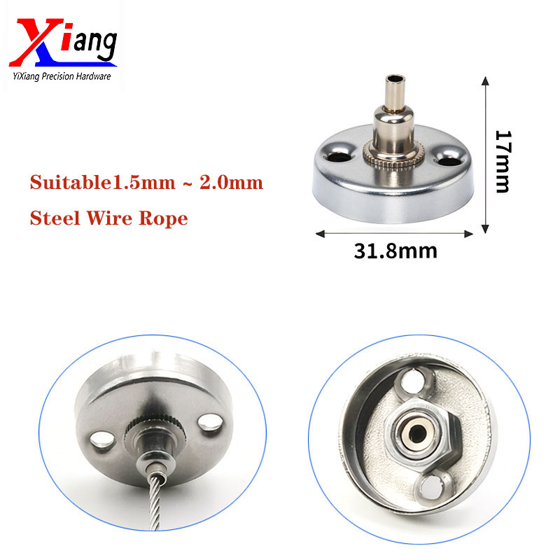 Dome Ceiling Light Suspension with Adjustable Cable Gripper