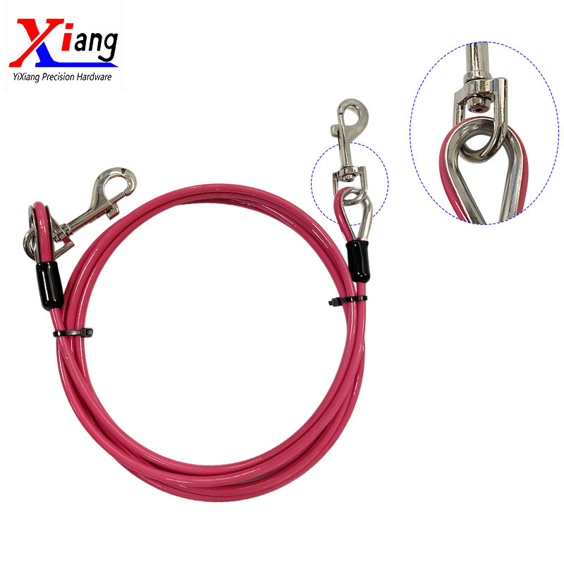 Premium Bite-Resistant Dog Leash with Steel Wire Rope Design