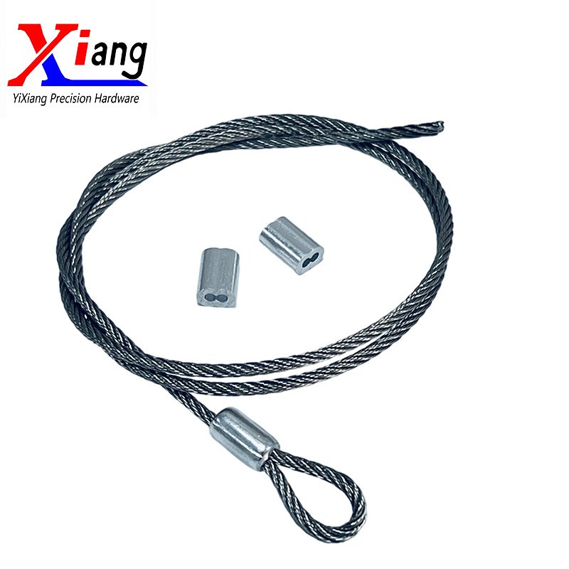 Yixiang Aluminum Alloy Swaged Wire Rope Sling Rope Is Suitable for Various Suspension Kits
