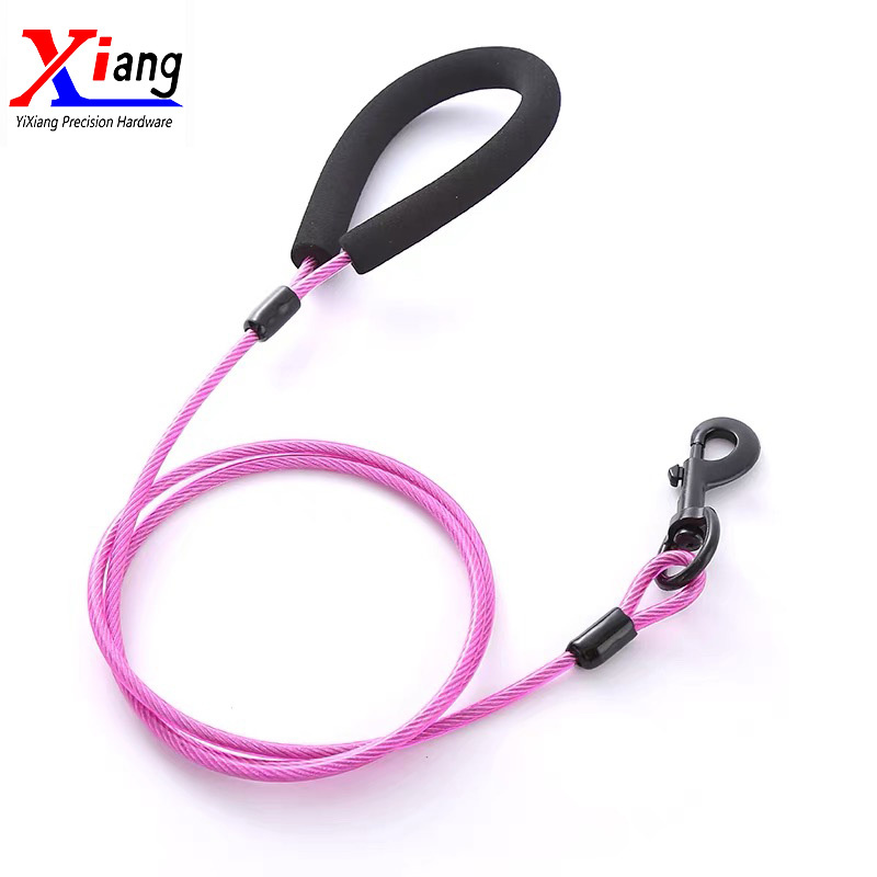 YiXiang Premium Bite-Resistant Dog Leash with Sturdy Multi-Color Steel Leash with Reliable Snap Hook