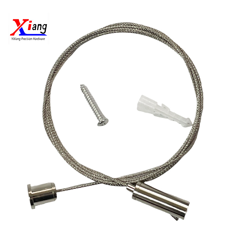 Ceiling Fitting Lamp Parts Smooth Cable Clamp Suspension Kit Factory Price