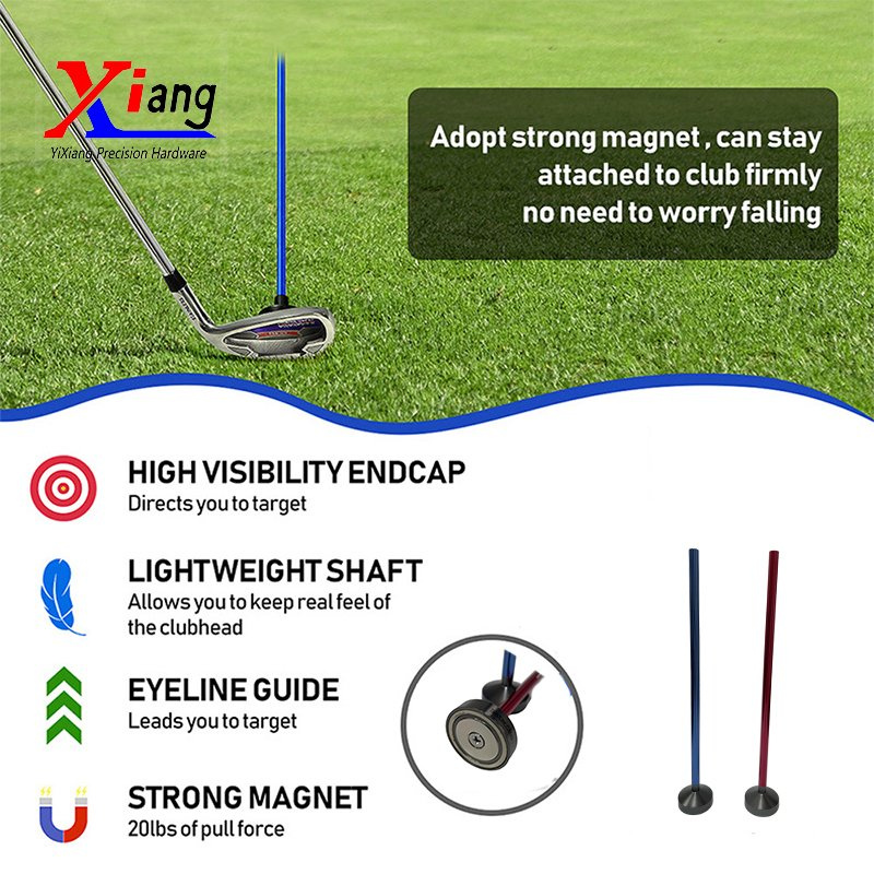 Premium Magnetic Golf Alignment Rods for Accurate Swing Aim