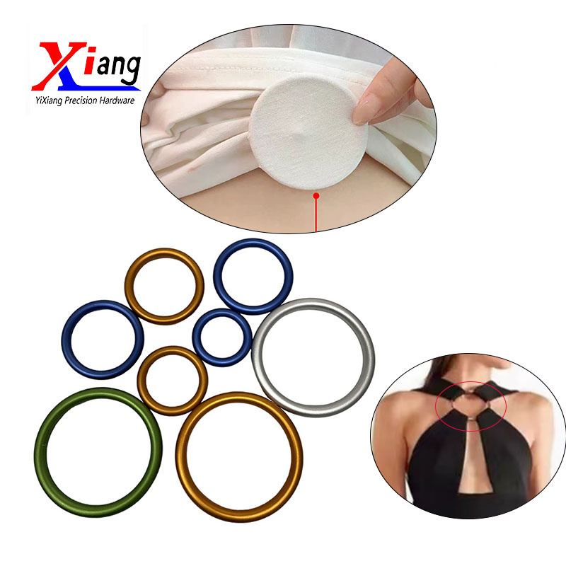Customized Aluminium Alloy Seamless O Ring for Stylish Clothing, Baby Sling Ring