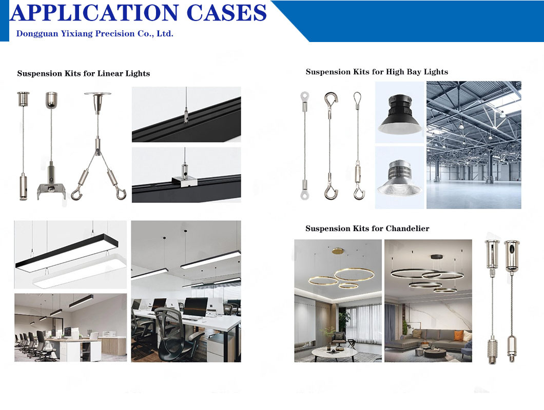 Premium Suspension Kits for Linear LED Lighting Solutions