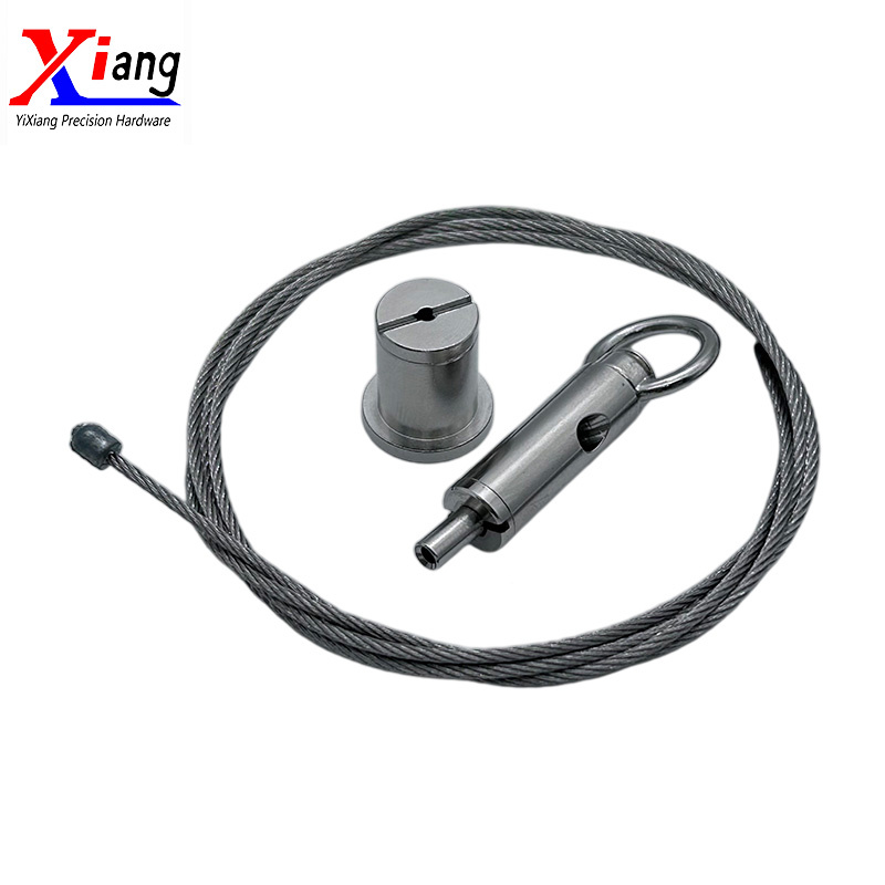 Contemporary Brass Track and Steel Track Lighting Suspension Kit