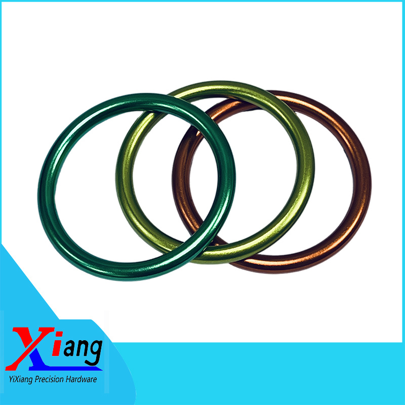 Personalized Large Aluminum Sling Rings with Custom Surface Colors