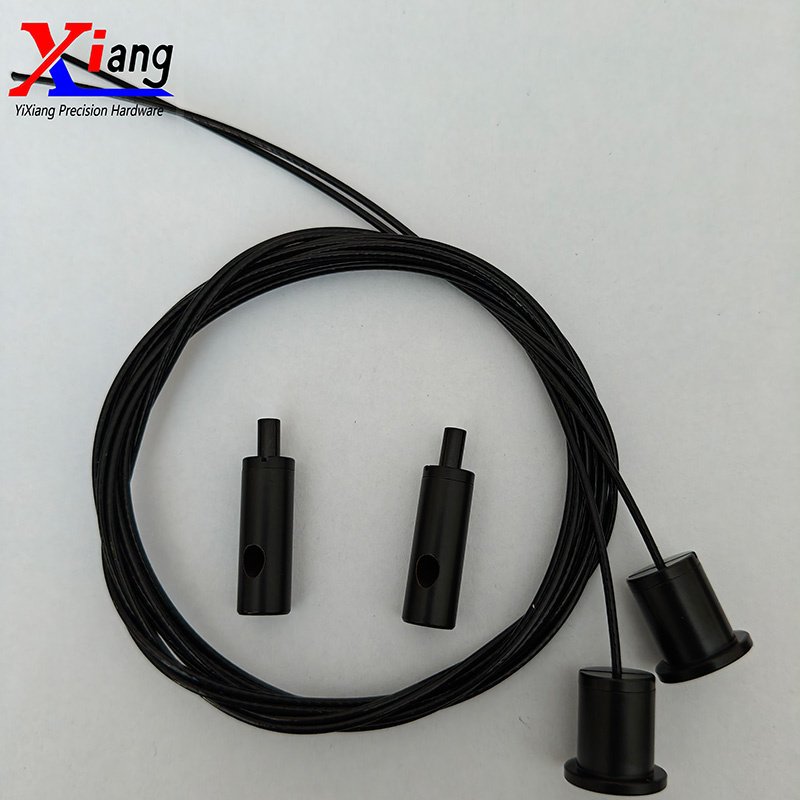 Baking Paint Cable Gripper Steel Wire Rope Suspension Kit for LED Panel Lights