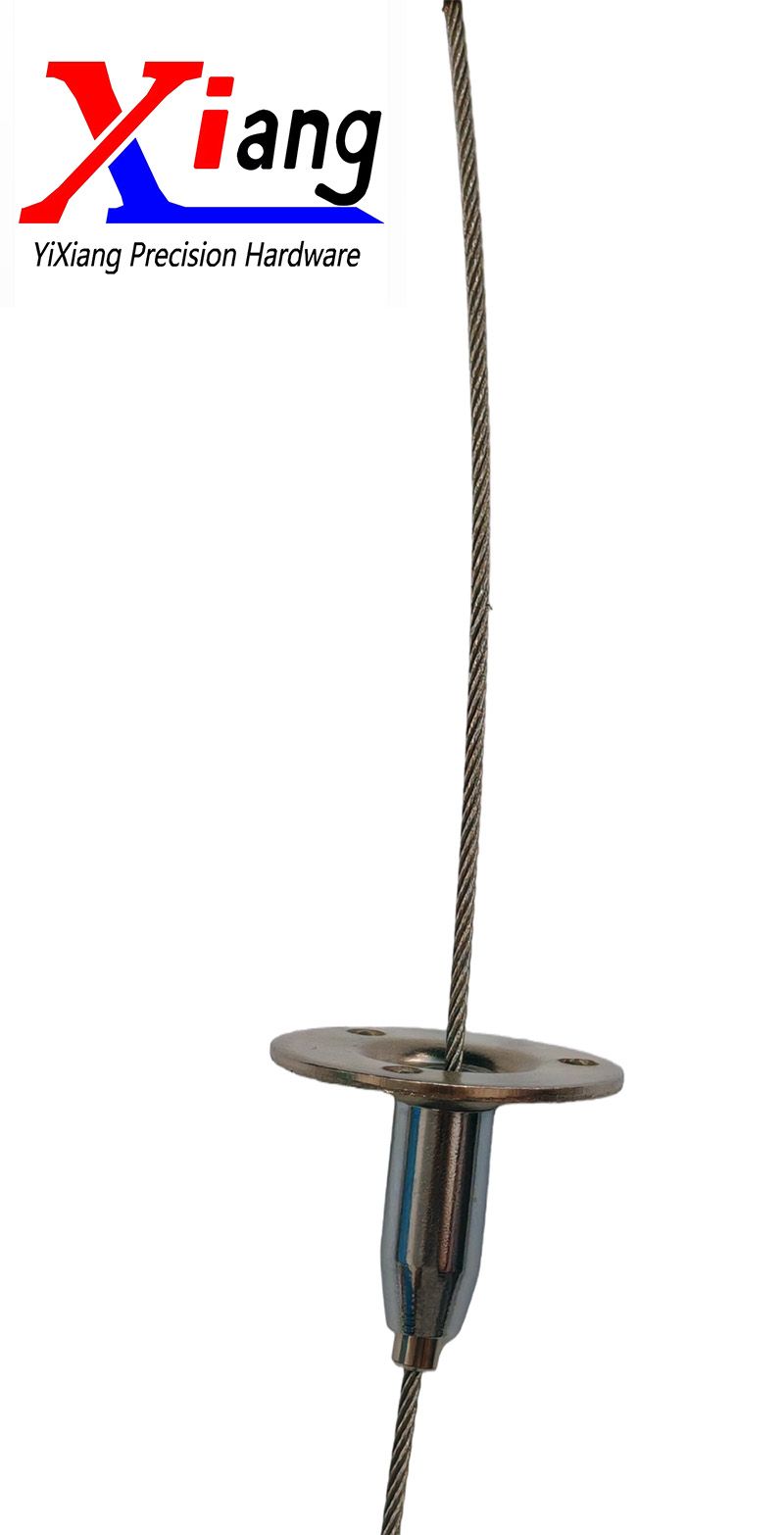Cable Gripper Device for Installing Hanging Objects Such as Lamps or Signs