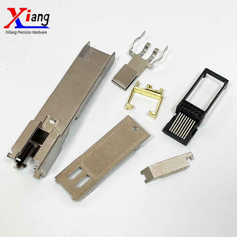 YiXiang Factory Supply Gigabit 10g Zinc Alloy RJ45 SFP T Transceiver Module Housing