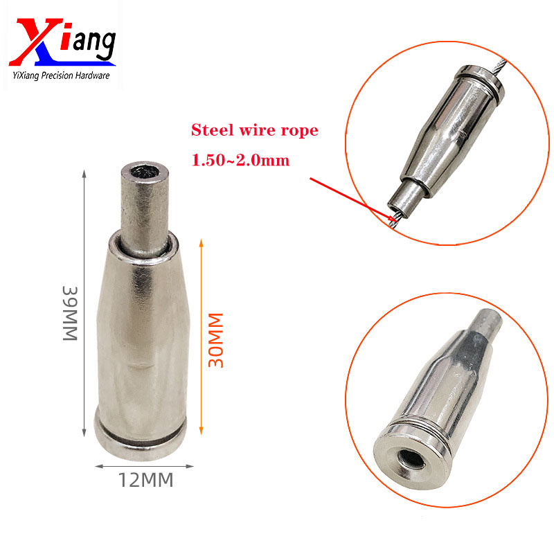 Customized Cable Gripper for Advertising Poster Hanging Wire Rope Assembly