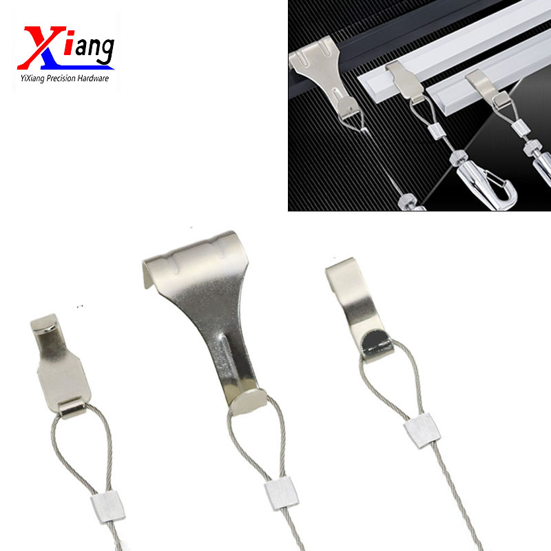 Invisible Ceiling-Mounted Art Hanging System Track Hooks