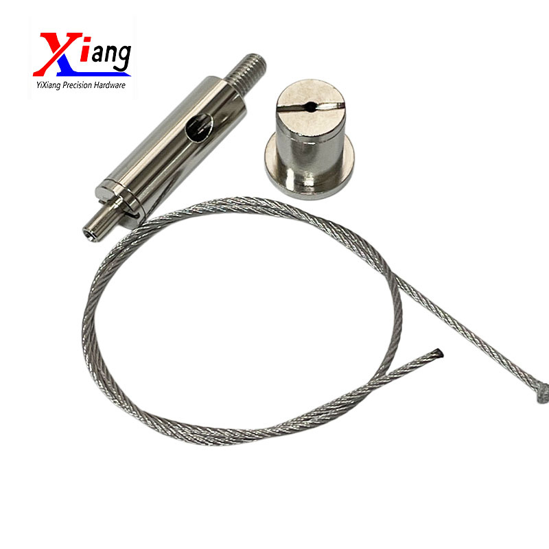 Yixiang Nickel-Plated Thread Adjustable Cable Gripper for Lighting Fixture