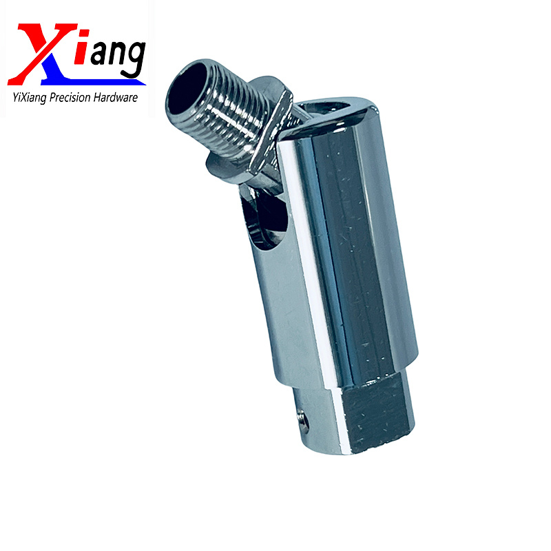 YiXiang Heavy Duty 90° Positioning Ball Joint, Brass, Chrome Finish