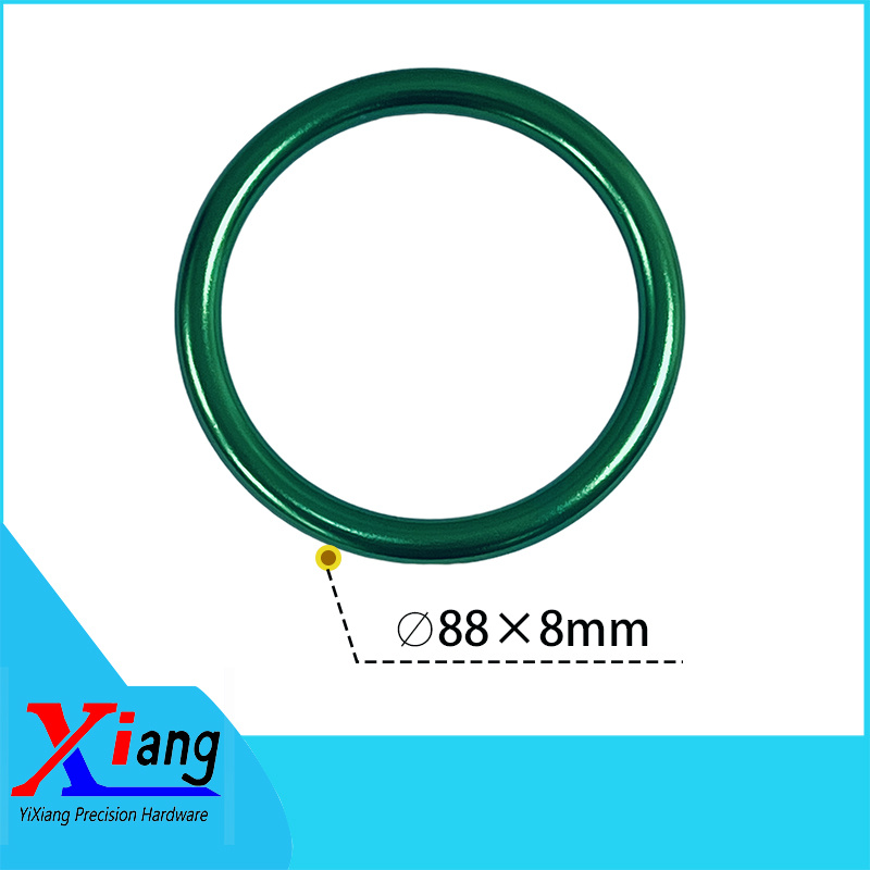 Personalized Large Aluminum Sling Rings with Custom Surface Colors