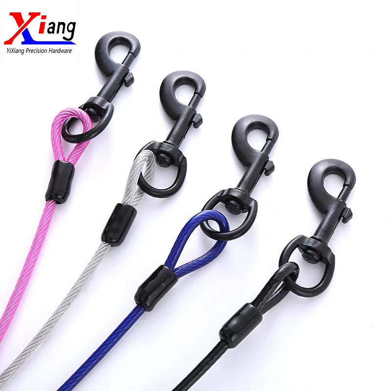 YiXiang Premium Bite-Resistant Dog Leash with Sturdy Multi-Color Steel Leash with Reliable Snap Hook