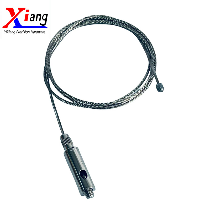 Cable Gripper with Safety Lock for Light Fixture Suspension