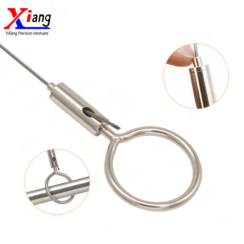 Tool-Free Adjustable Clip Ring Cable Grippers for Wire Rope Applications1.50mm~2.0mm