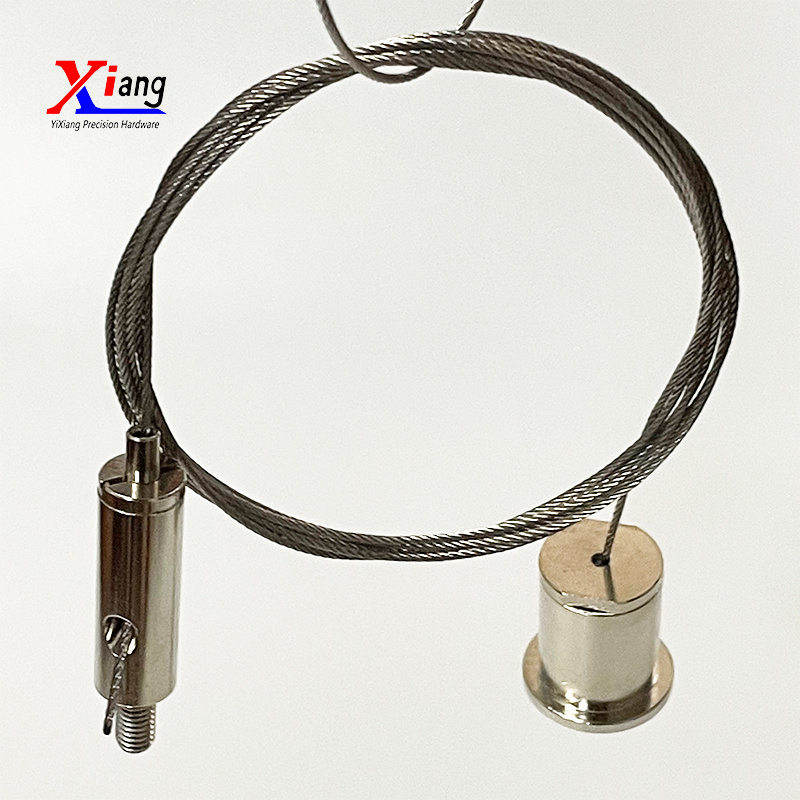 Steel Wire Hanging Kits with External Cable Grip And Ceiling Mount
