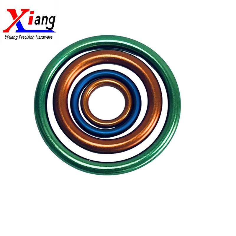 YiXiang Custom CNC Machined Aluminum Rings with Surface Color Options, Factory Direct.