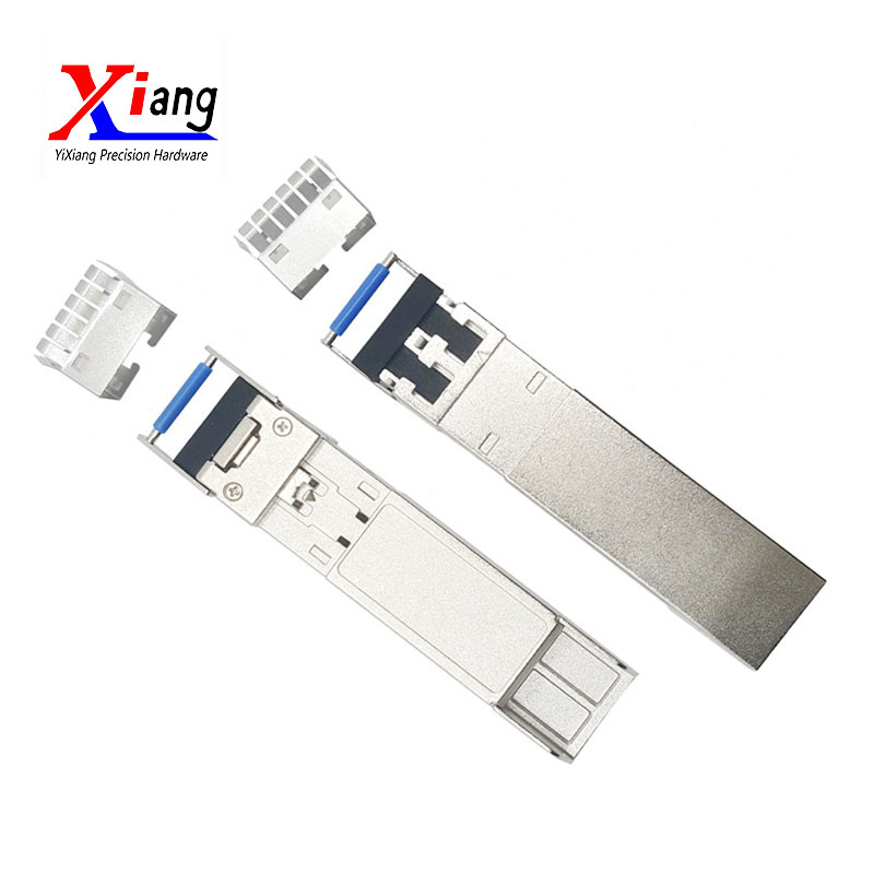 Precision Engineered SFP Dual-Fiber Optical Housing for Network Communication