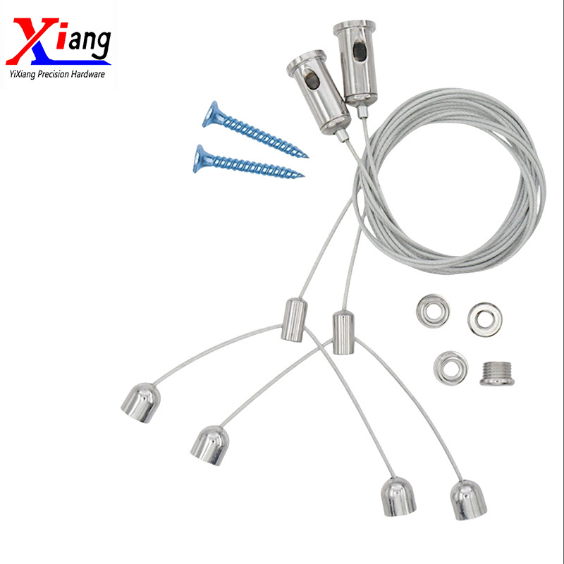 Heavy-Duty Nickel Steel Cable Suspension System for Track Lights