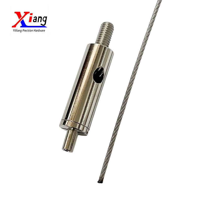 Yixiang Nickel-Plated Thread Adjustable Cable Gripper for Lighting Fixture