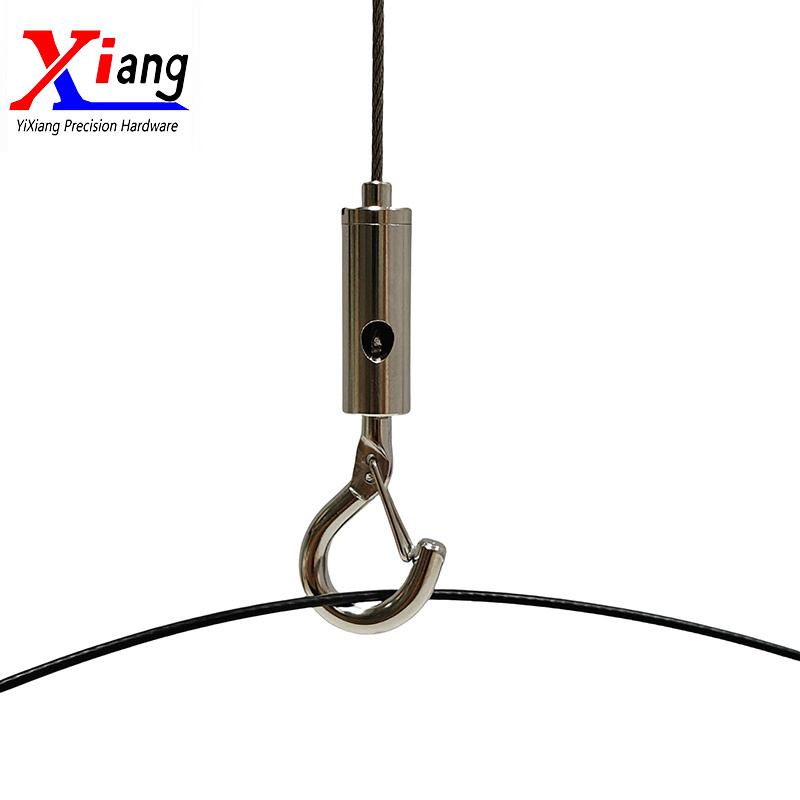 Wire Rope Billboards Cable Gripper Brass Cable Gripper with Durable Nickel-Plating for Mounting