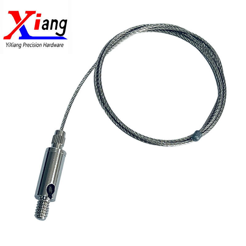 Cable Gripper with Safety Nut, Customized Stainless Steel Support Frame Wire Rope Suspension System