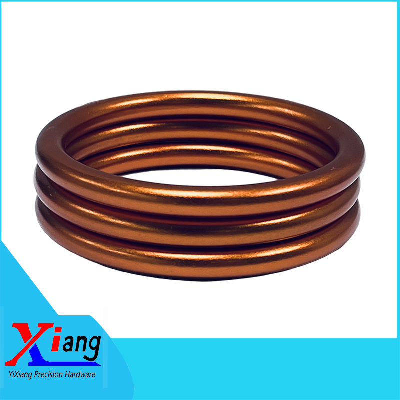 Personalized Large Aluminum Sling Rings with Custom Surface Colors