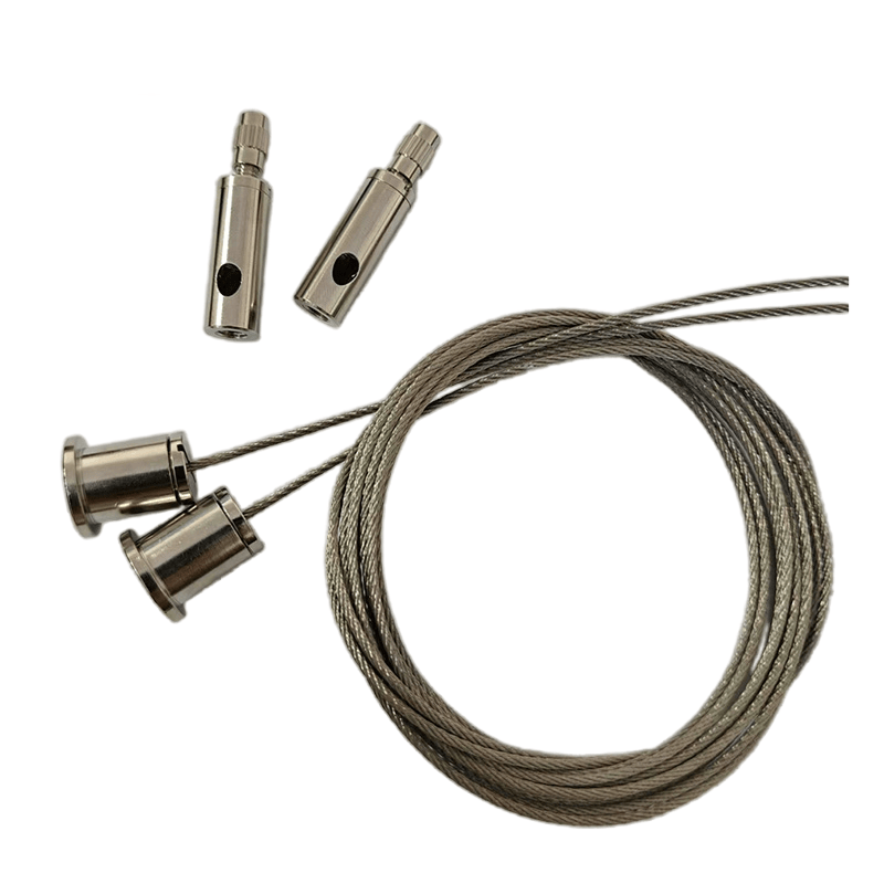 Cable Gripper Clips Lighting Fixture Suspension Kit, cable hanging Metal Machining