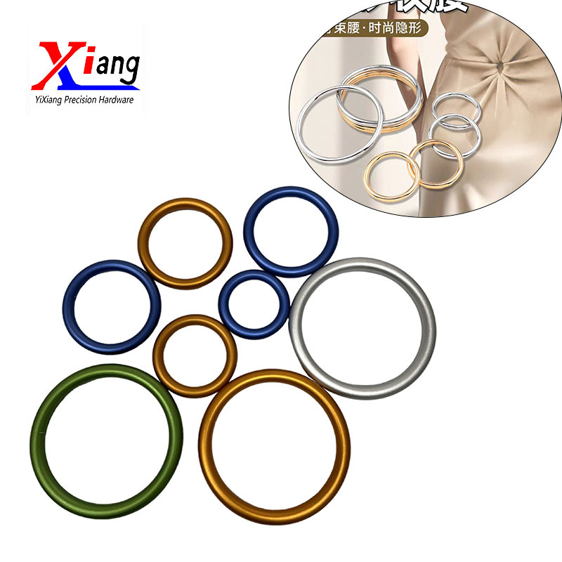 Customized Aluminium Alloy Seamless O Ring for Stylish Clothing, Baby Sling Ring