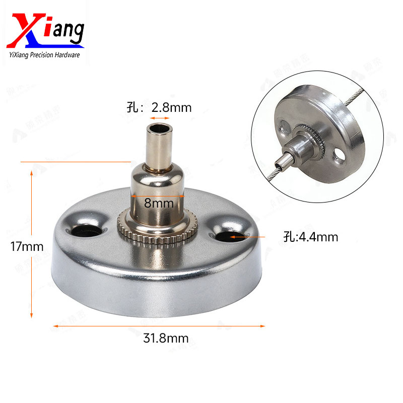 Adjustable Steel Wire Rope Dome Ceiling Light Fixture Gripper