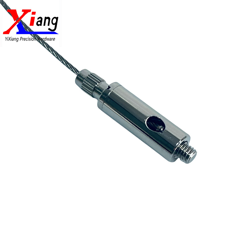 Cable Gripper with Safety Lock for Light Fixture Suspension