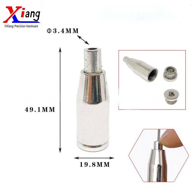 Customized Cable Gripper for Advertising Poster Hanging Wire Rope Assembly