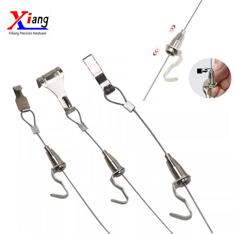 Heavy-Duty Mobile Picture Hanging Track Hooks for Gallery