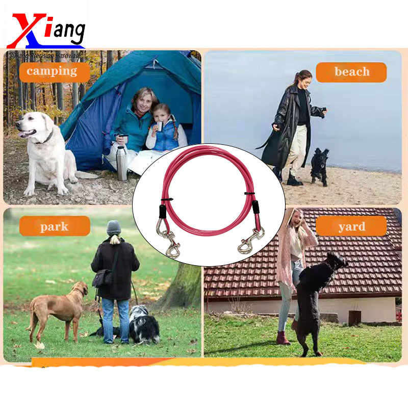 Premium Bite-Resistant Dog Leash with Steel Wire Rope Design