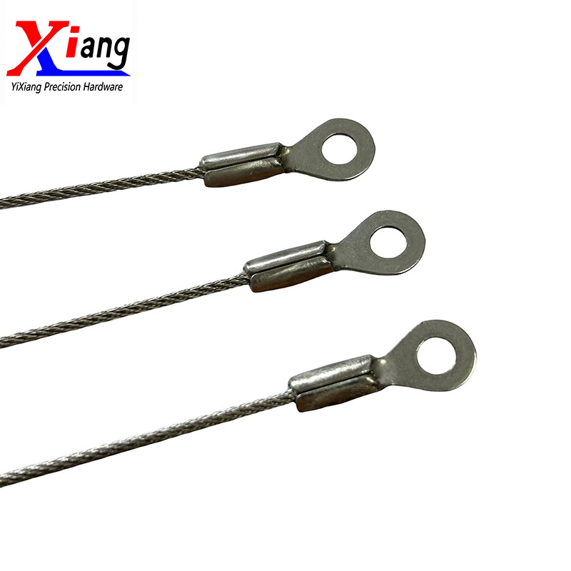 Stainless Steel Cable Eye Wire Rope Pendant with Swaging Fittings for Protection