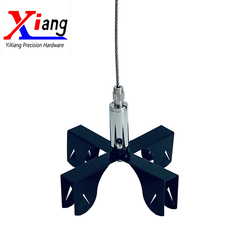 Cable Gripper with Safety Nut, Suitable for Suspending Lights, Felt Panels