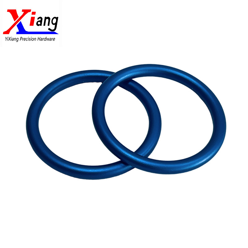 YiXiang Custom CNC Machined Aluminum Rings with Surface Color Options, Factory Direct.