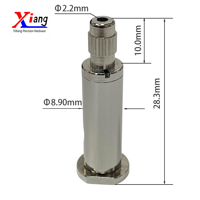 Yixiang Brass Nickel Plated Cable Gripper for Suspension Lighting