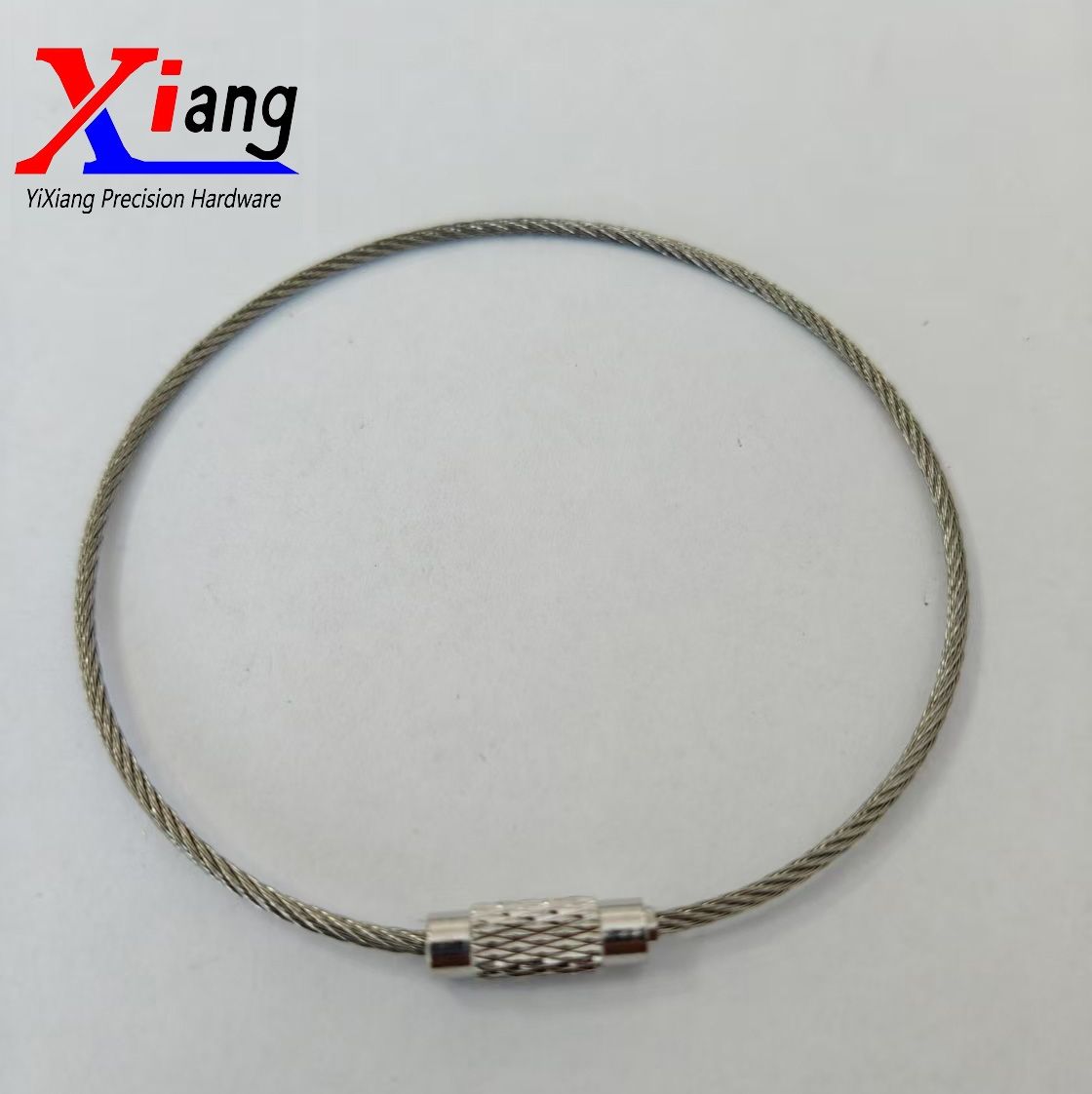 Wire Ring Tag Cable Loop Key Ring Luggage Clothing Tag Wire Rope Key Ring